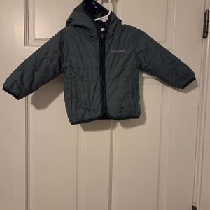 Columbia Kids' Reverdible Hooded Puffer Jacket. Size 12-18months